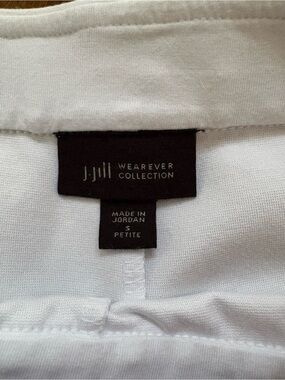 J. Jill White Wearever Collection Petite pants